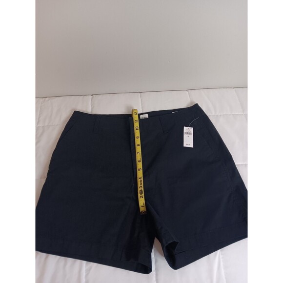 Gap Womens Downtown Khaki Shorts Black Sz 12 New With Tags - Picture 7 of 7